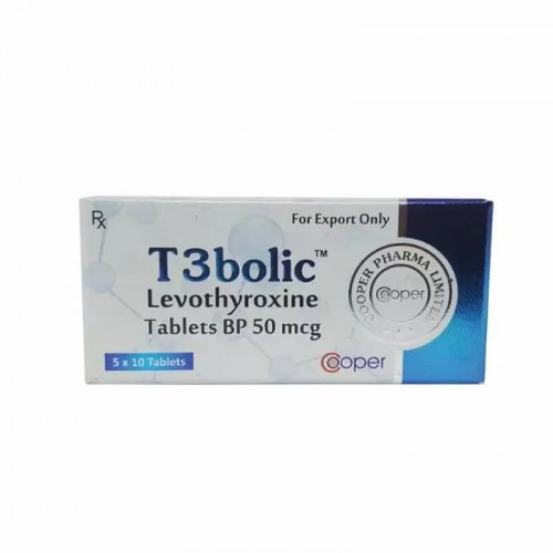 Cooper Pharma Liothyronyne Sodium (Tiromel) 25mcg 50 Tablet