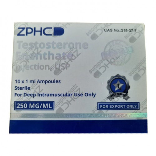ZPHC Pharma Testesterone Enanthate 250mg 10 Ampul