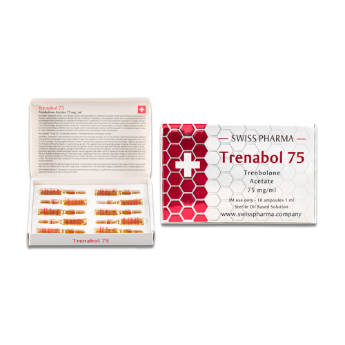 Swiss Pharma Trenbolone Acetate 75mg 10 Ampul